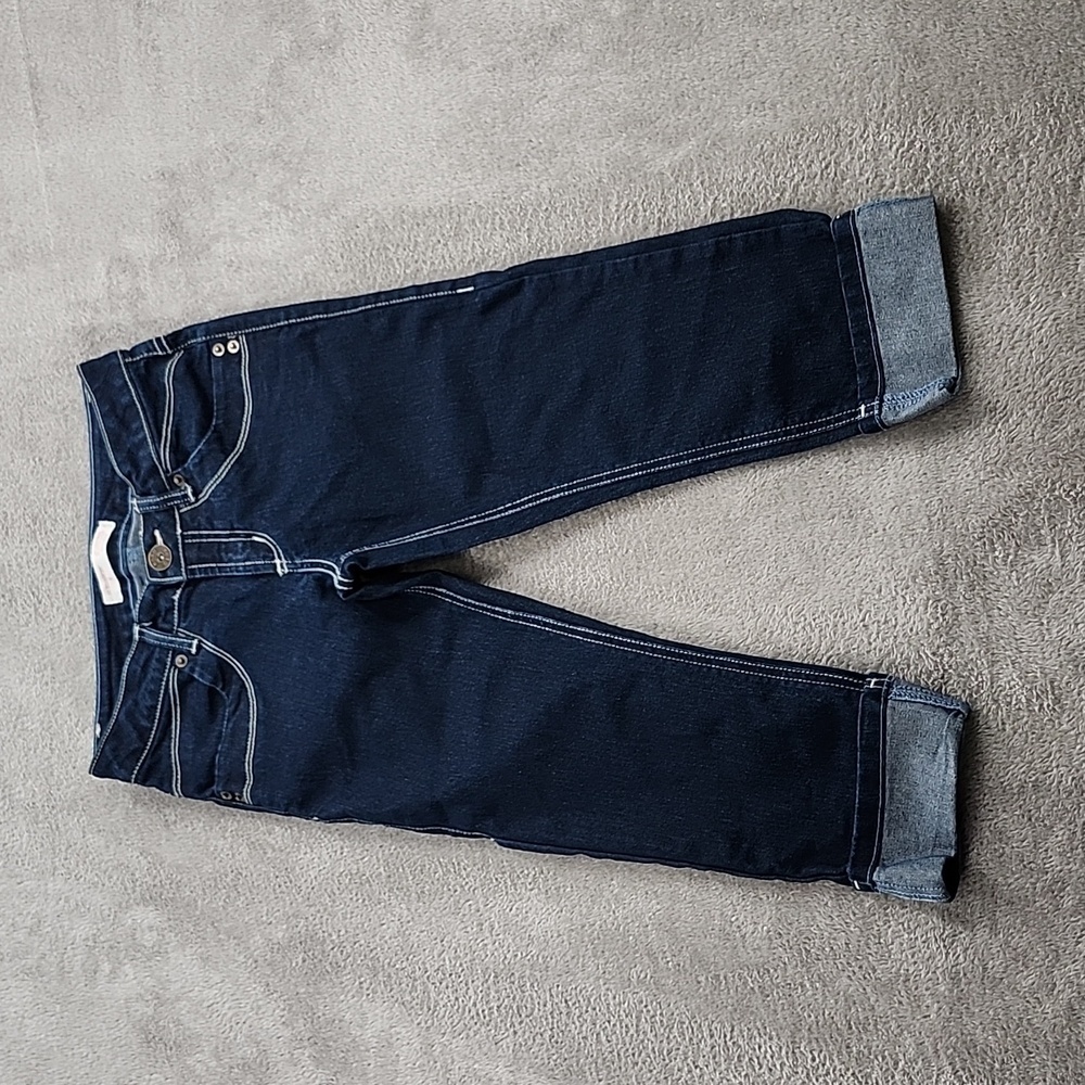 No Bounbaries Ladies 3 Denim Cropped Pants Slimming Simple Casual Jeans